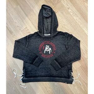 University‎ Of Georgia Bulldogs Women's Hooded Sweatshirt Size Large